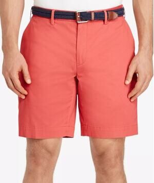 Polo Ralph Lauren Performance Shorts Mens 36 Red Chino Stretch Classic-Fit
